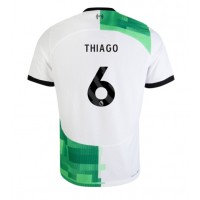 Camisa de Futebol Liverpool Thiago Alcantara #6 Equipamento Secundário 2023-24 Manga Curta